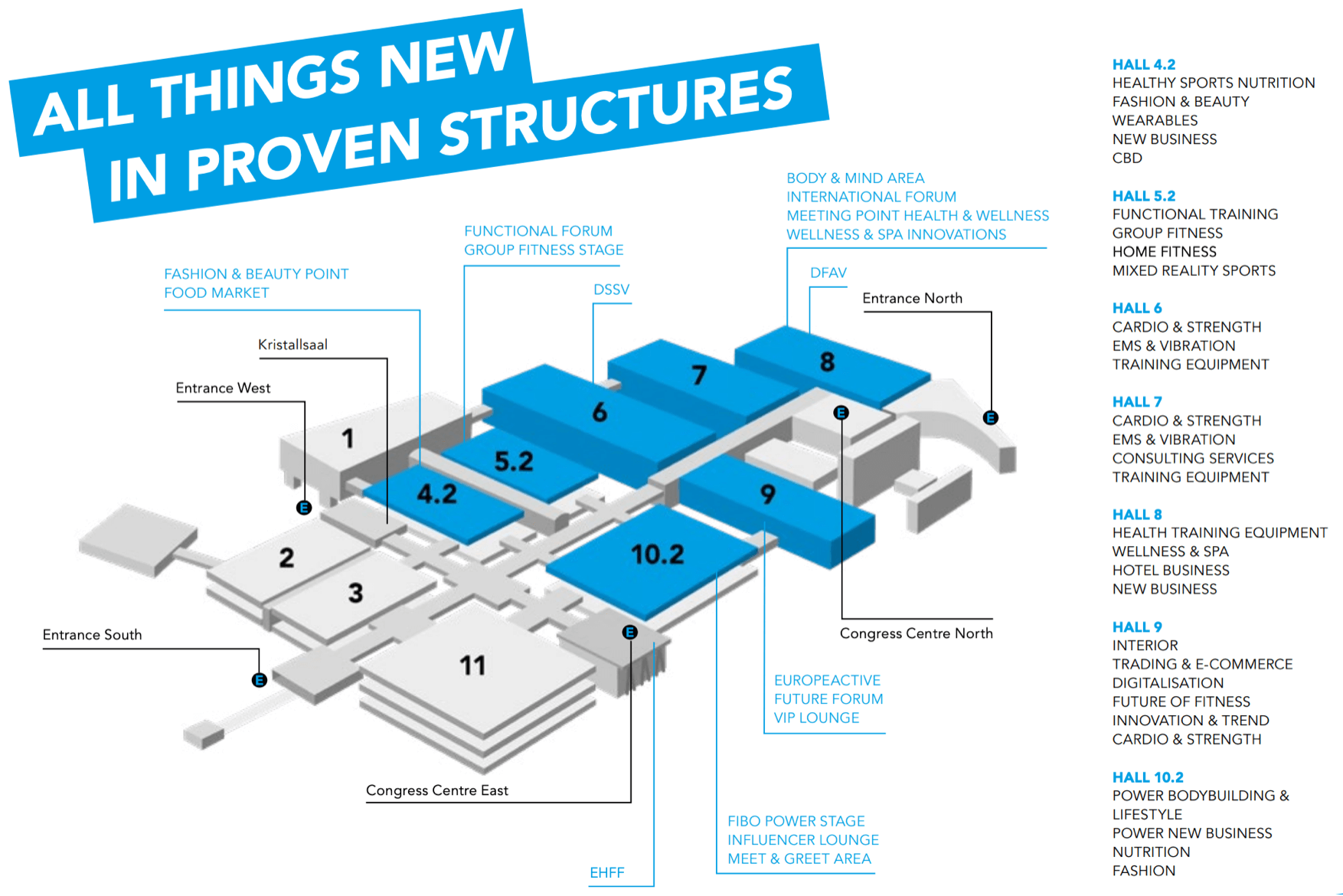 Map of the exhibition